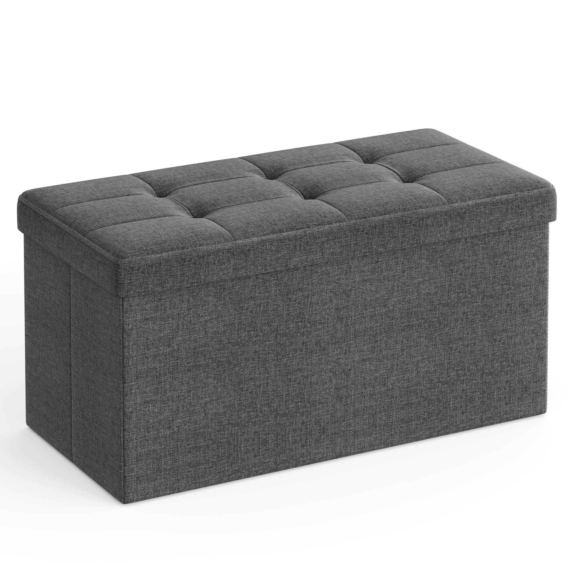 Wall Furniture - 収納 スツール 収納 ベンチ 収納ボックス 折りたたみ式 耐荷重300kg 収納 足置き 椅子 ボックス 持ち運びに便利 ふた付き