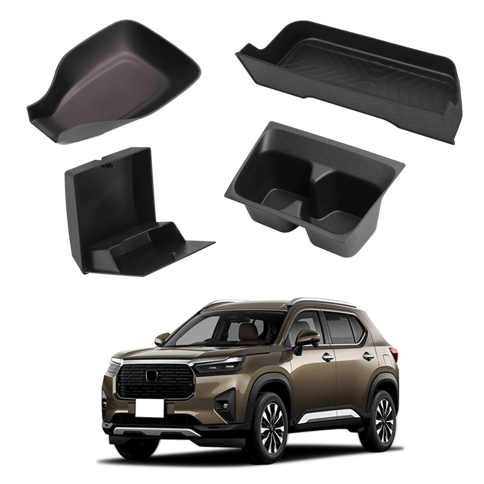 Rakuten - ホンダ 新型-V WRV 専用 コンソールボックス+コンソールドリンクホルダー+センターコンソールハンドブレーキ+センターポケット