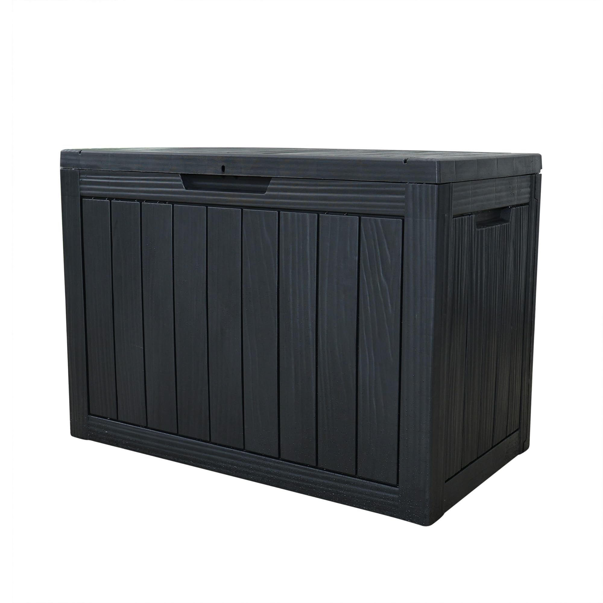 Rakuten - 屋外収納庫 収納ボックス 170L 78.1*43.4*55.5cm 収納庫 物置 屋外 小型 置き配 ストッカー 物置 ゴミ箱 ボックス 大容量 収納ケース