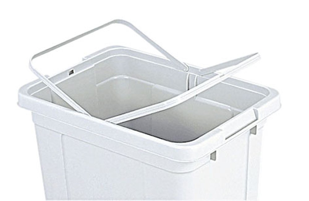 トンボ エコペール ゴミ箱 128リットル 本体 袋止め付き 大型 業務用 グレー 食品衛生法適合 幅42.5×奥行61×高さ68cm [3]