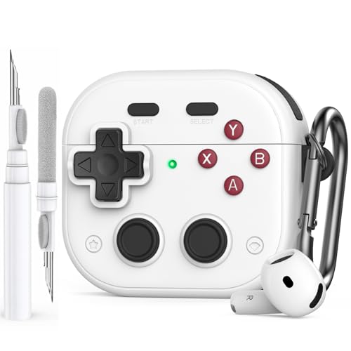 AhaStyle AirPods 4 2024充電ケース用クリーナーキット付き耐衝撃フルTPU AirPods第4世代保護スキンカバー、セキュアロッククリップ付きゲーム機デザインブランド: AHASTYLEメーカー: AHASTYLE型番: WG175AhaStyle AirPods 4 2024充電ケース用クリーナーキット付き耐衝撃フルTPU AirPods第4世代保護スキンカバー、セキュアロッククリップ付きゲーム機デザインブランド: AHASTYLEメーカー: AHASTYLE型番: WG175