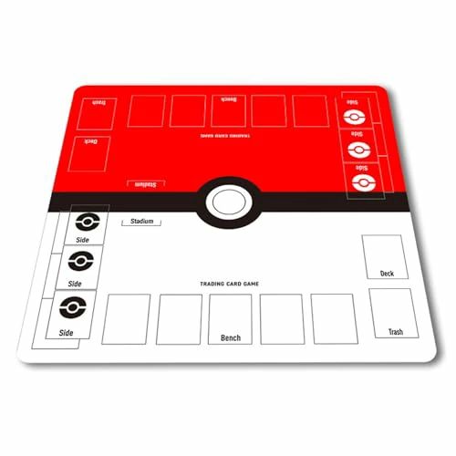 プレイマット シンプルデザイン カードゲーム 滑りにくい ラバーマット めくりやすい バトルフィールド 丸めやすい 防水収納バッグ付き