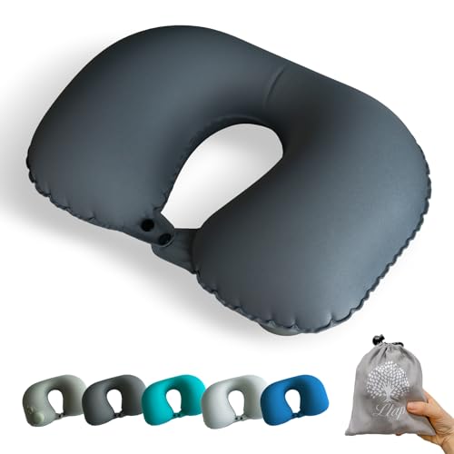 LLAP ネックピロー U型まくら コンパクト 携帯枕 U型 首枕 エアーピロー くびまくら 空気枕 携帯枕 軽量 旅行用 飛行機 トラベル 旅行枕