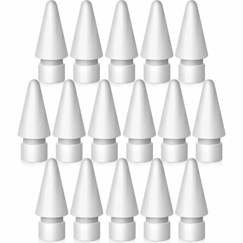Apple Pencil交換用チップ 第1世代/第2世代チップ iPad Pencilペン先アクセサリー Apple Pen 1/2世代用 (16パック)
