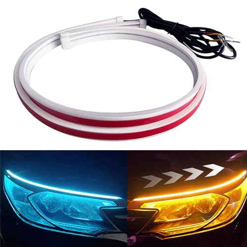 GZRUICA シーケンシャルウインカー 流れるウインカー 流れるLEDテープ 車用 防水 側面発光 デイライト テールランプ 高輝度 2835素子 DC12V 汎用 2本セット 70CM アイスブルー/アンバー/アンバー切り替え可能ブランド: GZRUICAメーカー: GZRUICAGZRUICA シーケンシャルウインカー 流れるウインカー 流れるLEDテープ 車用 防水 側面発光 デイライト テールランプ 高輝度 2835素子 DC12V 汎用 2本セット 70CM アイスブルー/アンバー/アンバー切り替え可能ブランド: GZRUICAメーカー: GZRUICA