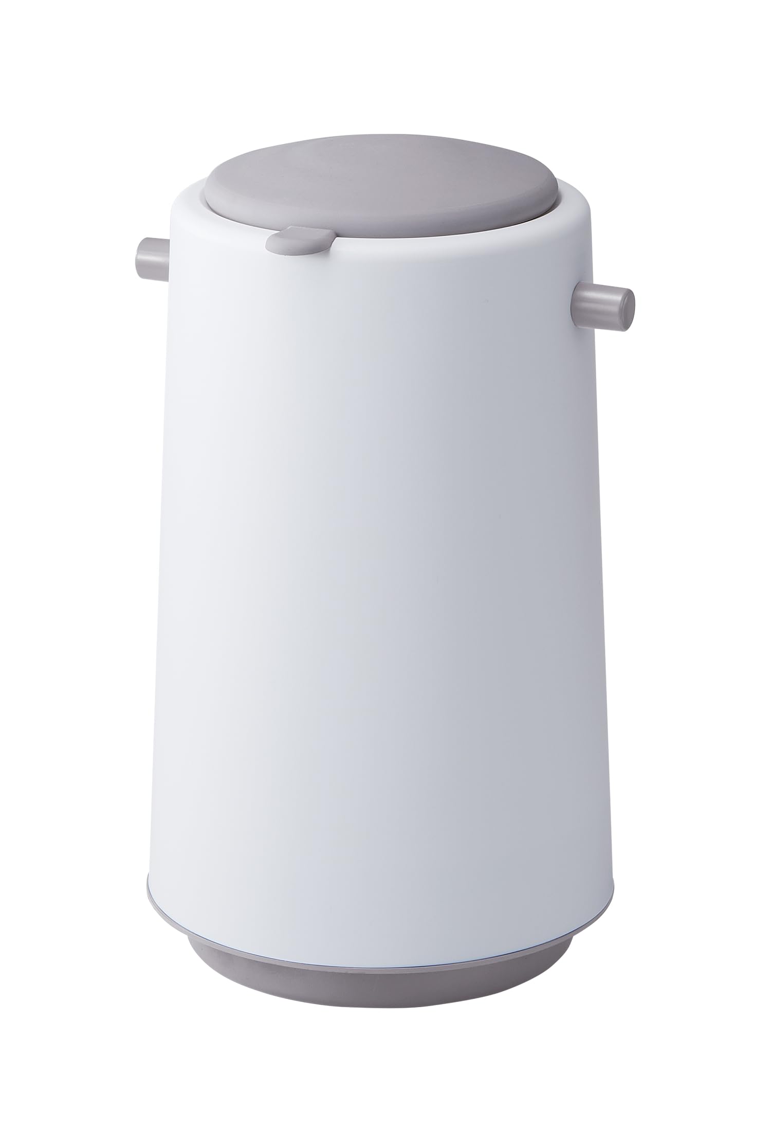For Separated Refuse - フタ付きゴミ箱 防臭 オムツゴミ箱 ニオイ漏れ対策 ダイパーポット密閉おむつペール ホワイト 約20L