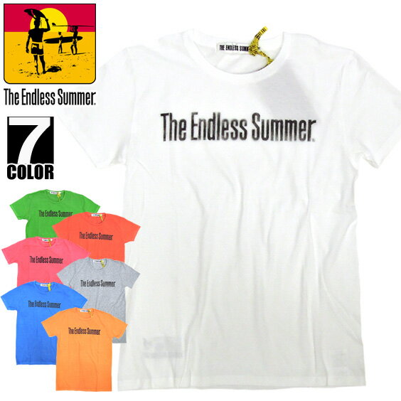 THE ENDLESS SUMMER Tシャツ エンドレスサマー メンズ 半袖Tシャツ ブランドロゴをプリントしたカジュアルな半袖のプリントTシャツが登場。シンプルで着やすいデザインと選びやすいカラーバリエーションのTシャツ。TSS-064