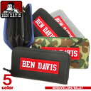 BEN DAVIS 財布 メンズ BEN DAVIS 長財布 ベンデイビス 財布 ラウンドファスナー ボックスロゴ ベンデーヴィス ロングウォレット ラウンドジップ ウォレット ベンデイヴィス ロゴワッペン付き カジュアル サイフ ベンデビ 小物 商品番号 BEN-1072