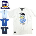 b-one-soul Tシャツ DUCK DUDE メンズ 半袖Tシャツ ★ ダックデュードのお洒落番長アヒルが可愛いサッカースタイルになったプリントTシャツ登場。メンズ、レディースで使えるユニセックスの半袖プリントTシャツです。⇒TSS-056