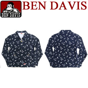 BEN DAVIS ジャケット ベンデイビス ジャケット メンズ 柄物 JACKET カモメ柄 ベンデービス ジャケット BEN-098