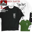 BEN DAVIS Tシャツ 2点セット ベンデイビス 長袖Tシャツ 半袖Tシャツ レイヤード オーバーサイズ メンズ ロンT 袖プリント ベンデイヴィス 春夏...