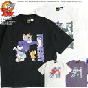 トムとジェリー Tシャツ TOM and JERRY Sequence 2021SS プリント 半袖Tシャツ トム ジェリー クルーネック ネコ ネズミ イラスト メンズ ユニセックス アメコミ トムジェリ キャラクター プリントTシャツ TSS-529