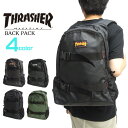 THRASHER リュック スラッシャー バックパック ボードストラップ付き デイパック メンズ リュックサック スラッシャーマガジン スケーターバッグ レディース カバン 通学 鞄 THRASHER-THRPN-7900(4)
