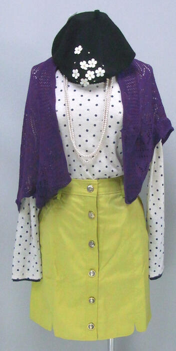 ひざ丈〜前ボタン明るい☆ボタン鮮やか★タイトミドルスカート(イエロー黄色) (春・秋・晩夏) レディース 女性 ボトムス 5分丈 ミディ丈 ミディアム丈 ひざ丈