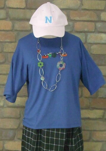 『merlot』☆ソフトな雰囲気〜果物刺繍柄〜半袖Tシャツ(ブルー)(春・夏・秋) レディース トップス 女性 半袖　フルーツ 青 ジューシー 【merlot(メルロー)】 メルロー