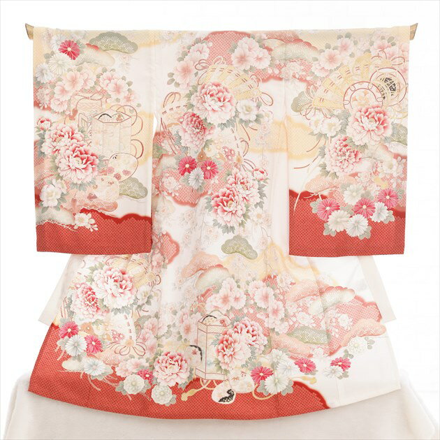 【レンタル】夏用 単衣 お宮参り 産着レンタル 女の子 mjh7019 お食い初め ベビー よだれかけ帽子セット 涼しい 薄手 レンタル産着 祝着 赤ちゃん着物 高級 産着 初着 貸衣装 かわいい 大人気のフォトブックプレゼント 2025「華徒然」ブランド 上品な白朱赤に吉祥彩華