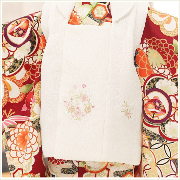 【レンタル】3歳 女の子 着物 七五三レンタル f1307 被布セット 着物レンタル 753 レンタル七五三 被布 貸衣装 3才 結婚式 和服 子供着物 人気 モダン かわいい 誕生日 hifu 「しゃれっこ」ブランド エンジに絢爛祝華 2