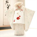 【レンタル】3歳 女の子 着物 七五三レンタル f1543 被布セット 和洋2way ケープ 着物レンタル 753 被布 貸衣装 3才 結婚式 和服 子供着物 ...