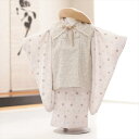 【レンタル】3歳 女の子 被布セット 着物レンタル 七五三 f1467 洋風スタイル 753 被布 貸衣装 3才 結婚式 和服 子供着物 人気 かわいい着物 バ...