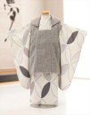 3歳 男の子 七五三 被布セット 着物レンタル df118 被布 子供着物 753レンタル 貸衣装 イベント 結婚式 三歳 人気 男 初詣 誕生日 かわいい おしゃれ モダン 2022 フォトブックプレゼント 「京WA・KKA」 クリームにモダン慶祝七宝【レンタル】(4)