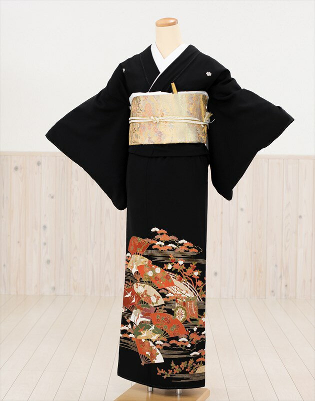 【留袖レンタル】【黒留袖　レンタ