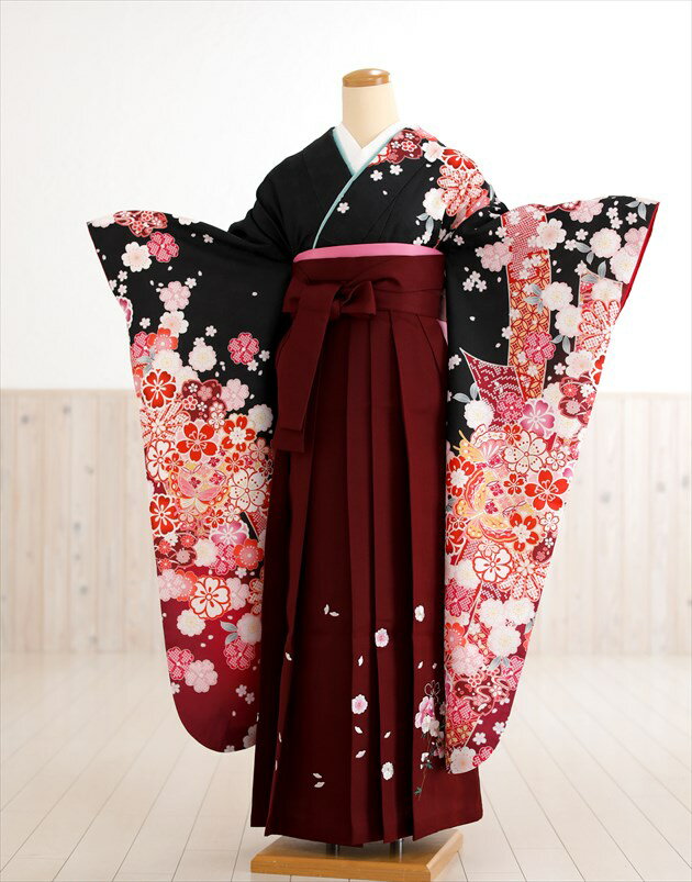 卒業式　袴レンタル　oh1191　着物レンタル　卒業袴【フルセットレンタル】大人用　女性　大学　短大　..