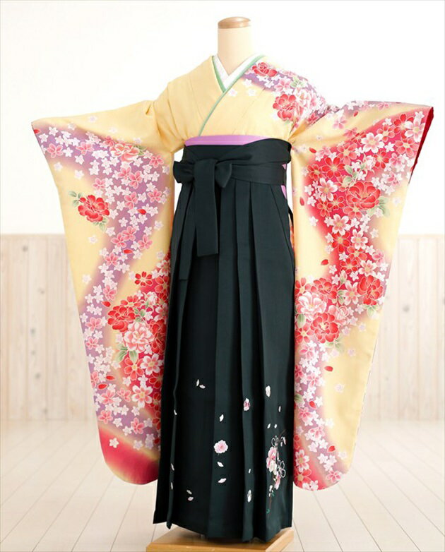 卒業式 袴 レンタル 女　oh1039　着物レンタル　卒業袴【フルセットレンタル】大人用　女性　大学　短..