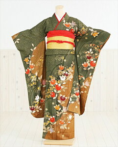 振袖レンタル ft3016 振袖レンタル 結婚式 振袖レンタル 結納 振袖レンタル 食事会 振り袖レンタル フルセット 振袖レンタル 卒業式 振り袖レンタル 前撮り 着物レンタル 古典 レトロ 春の成人式 かわいい 抹茶黄土キャンペーン