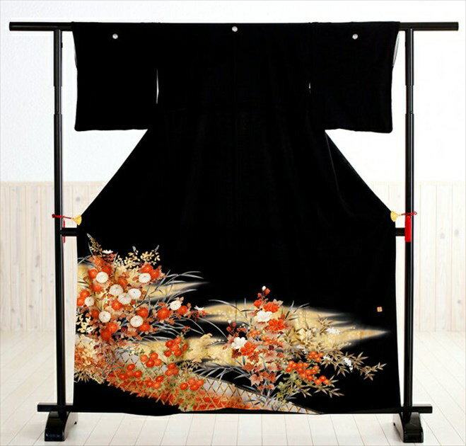 【留袖　レンタル】【黒留袖　レン