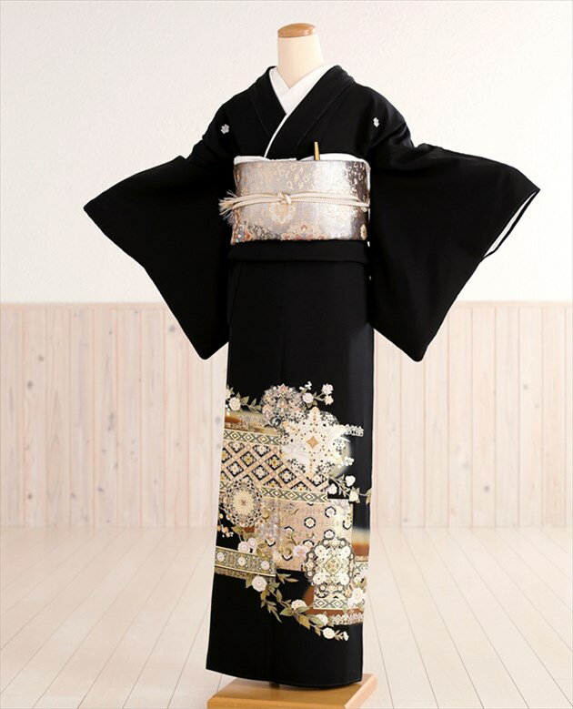 留袖レンタル 黒留袖 ts108 【留袖 フ