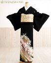 桂由美【留袖 レンタル】(留め袖)【黒留袖】 ts158 花の訪れ 限定色【留袖 フルセット】〔結婚式〕〔チャペル〕〔着物 レンタル〕〔レンタル 黒留袖〕〔貸衣...
