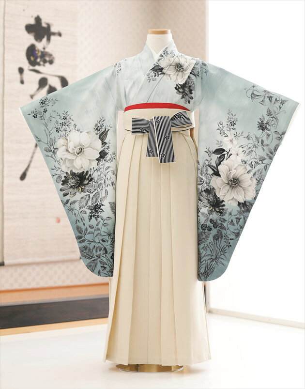 小学校 卒業式 袴レンタル 小さめ 女の子 h1277【135cm〜1...(4)