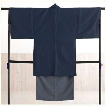【レンタル】着物レンタル 男 kmo001 メンズ着物 男性着物レンタル かんたん着付け ワンタッチ着付け 着流し 町歩き 七五三のパパ 父親 羽織 kimono 二次会 イベント 和服 人気 HLブランド 紺地にモダン市松【fy16REN07】