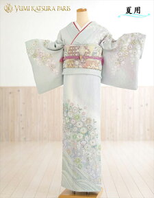 単衣 桂由美 訪問着レンタル 夏用 sh1100 着物レンタル フルセット 結婚式 お宮参り kimono 夏 6月 7月 8月 9月 付け下げ 涼しい ママ 母 母親 人気 高級 ブランド 豪華 houmongi 正絹「麗華辻が花」【fy16REN07】【レンタル】