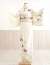 【レンタル】訪問着レンタル hw1519 卒業式 着物レンタル 母 入学式 結婚式 七五三 ママ シンプル 粋な柄 フルセット お宮参り 753 卒園式 母親 kimono 人気 お茶会 houmongi 2022「ジャパンスタイル」ブランド 白クリーム麗華