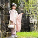 七五三 着物 7歳 フルセット レンタル 753 7歳女の子 ( 七歳 女の子 四つ身 ) 0216 いちは 総レース アンティークピンク くすみピンク ナチュ...