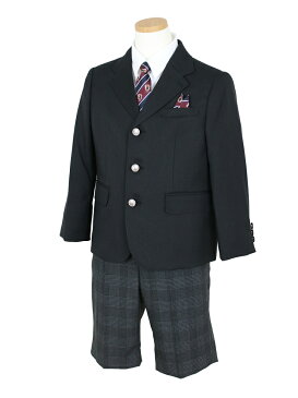 【レンタル】【男の子 スーツ フォーマル】【子供スーツ】【靴セット】男児スーツセット B体 ブラック aby047 サムライブルー【ぽっちゃり 大きめ 半ズボン 男子 男の子 120 130サイズ キッズ こども 結婚式 写真撮影 発表会 コンクール 入学式 卒業式 小学校 制服】送料無料