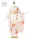 【レンタル】振袖レンタル フルセット(2月〜11月)AC0097 白地 古典 花模様結婚式 結納 レンタル 貸衣裳 袋帯 草履 バック かわいい 人気 振袖 レ...