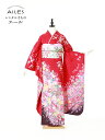 【レンタル】振袖レンタル フルセット(2月〜11月)AC0106 赤地 古典 桜 結婚式 結納 レンタル 貸衣裳 袋帯 草履 バック かわいい 人気 振袖 レン...