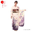 振袖 レンタル 〔fg_246b /MI-60 白×紫 染め 〕結婚式 結納 フルセット 貸衣装 レンタル着物 往復送料無料 | 礼装用 草履バッグセット 着物レンタル 振袖レンタル 草履 バッグ セット 振り袖 バック 和装 振り袖レンタル レディース 和服【レンタル】