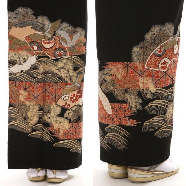 【レンタル】 留袖 mito_161 207 金松 高級 正絹 フルセット 着物 黒留袖 結婚式 貸衣装 黒 刺繍 往復送料無料 草履 バック 母親 留袖レンタル 祖母 レンタル着物 着物レンタル レンタル留袖 和服 セット 留め袖 和装 レンタル衣装 きもの 黒留め袖