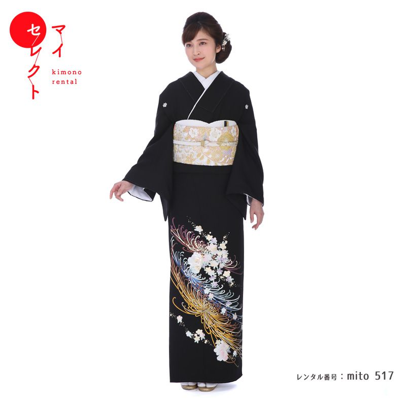 留袖 レンタル mito_517 和田光正 菊桜百花譜【レンタル】