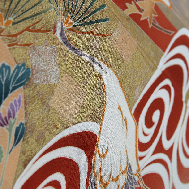 うちわ 紙ケース付き 京うちわ 高級 おしゃれ 両面透かし 柄 海 波 浪裏 1201