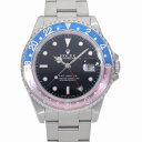 [ローン24回無金利] ロレックス GMTマスター 赤青/ペプシ ブラック 16700 X番 中古 メンズ 送料無料 腕時計