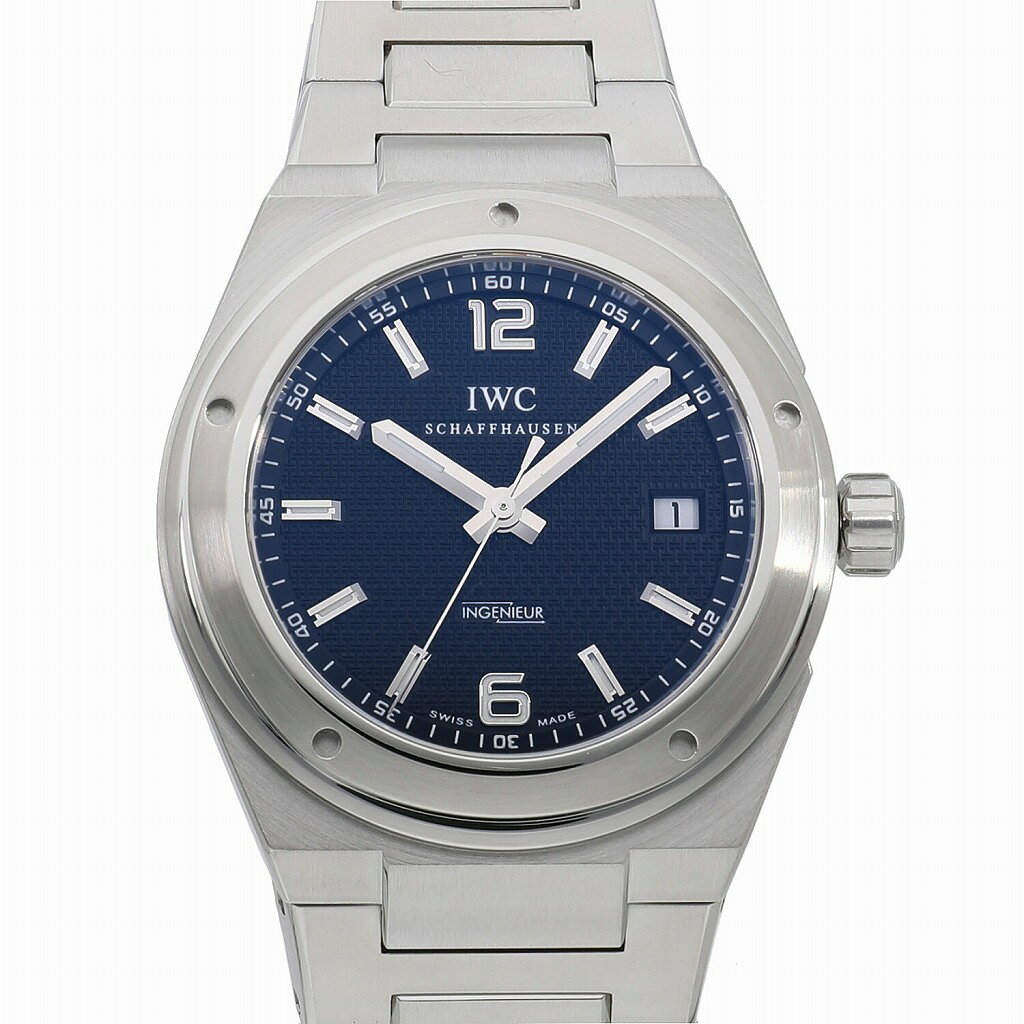 [中古]IWC インヂュニア オートマチック ブラック IW322701 メンズ 送料無料 腕時計  ...