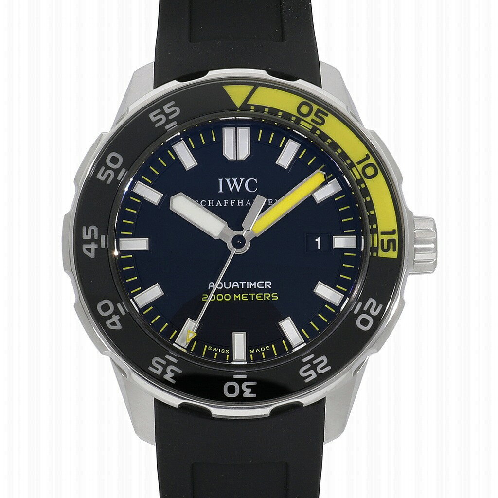 [中古]IWC アクアタイマー オートマティック 2000 ブラック IW356802 メンズ 送料 ...