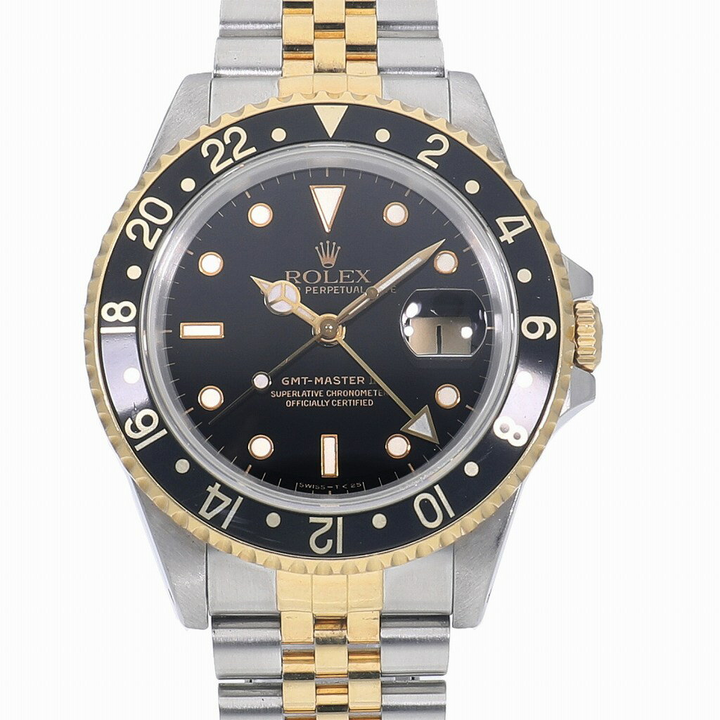 [ローン最大48回無金利] ロレックス GMTマスターII ブラック 16713 中古 メンズ 送料無料 腕時計