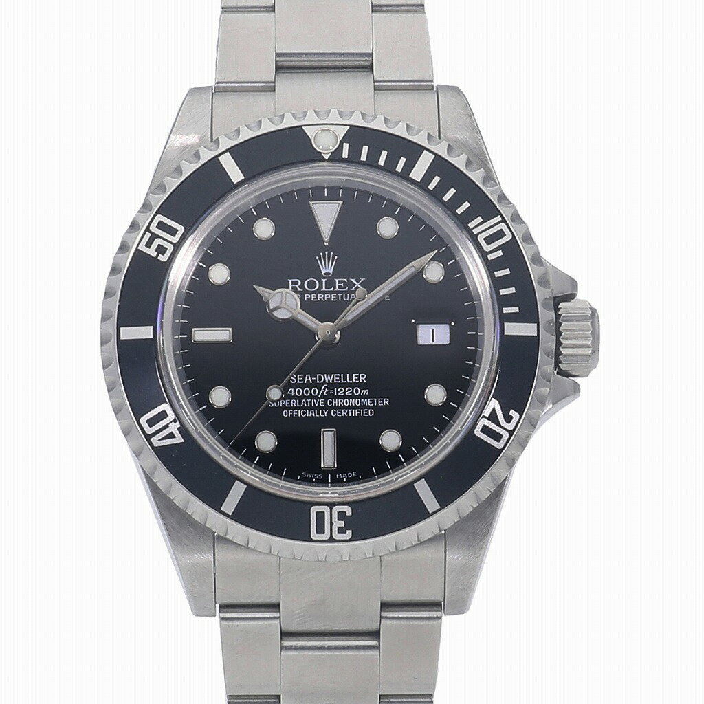 [ローン最大48回無金利] ロレックス シードゥエラー ブラック 16600 M番 中古 メンズ 送料無料 腕時計