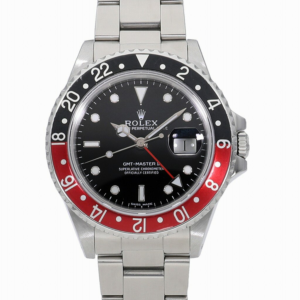 [ローン最大48回無金利] ロレックス GMTマスターII ファットレディ ブラック 16760 91番（1985年） 中古 メンズ 送料無料 腕時計