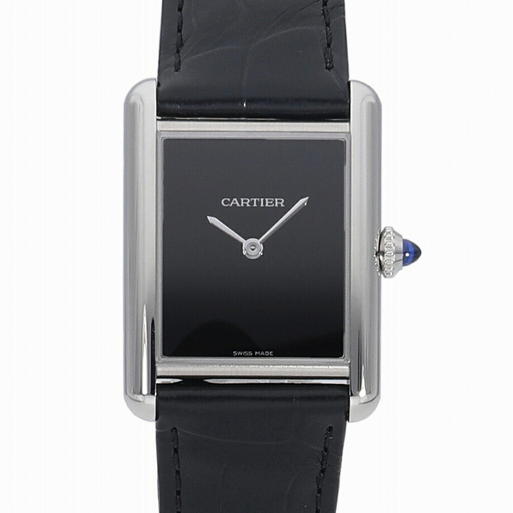 [未使用]カルティエ タンク マスト ドゥ カルティエ ウォッチ LM ブラック WSTA0072 ユニセックス 送料無料 腕時計 【ローン48回無金利】のサムネイル